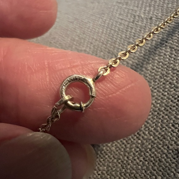 Rare Ross Simon’s Aquamarine n Genuine Diamond 14K GF .925 Dolphin Necklace - Picture 5 of 8